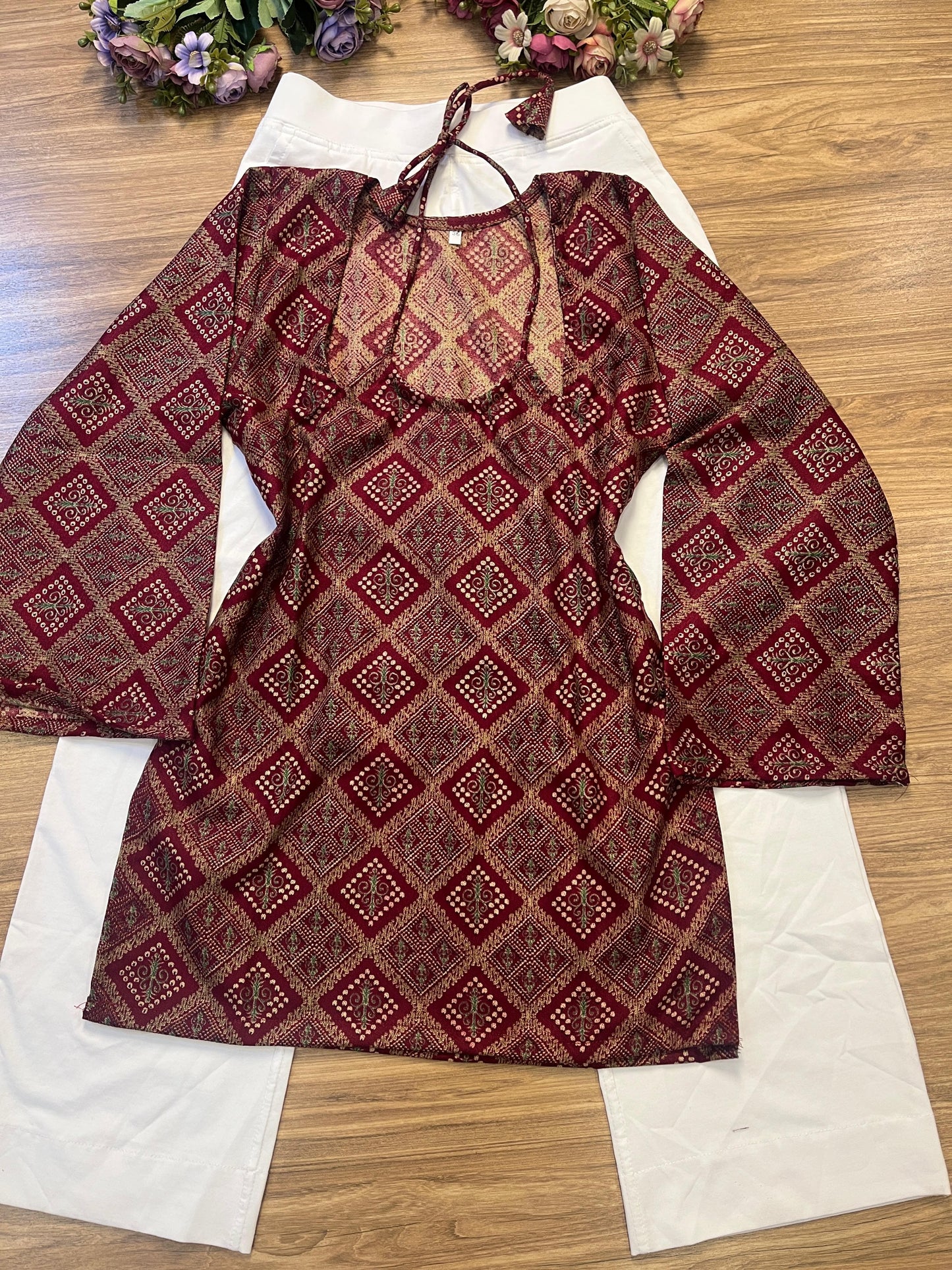 2 in 1 short kurthi