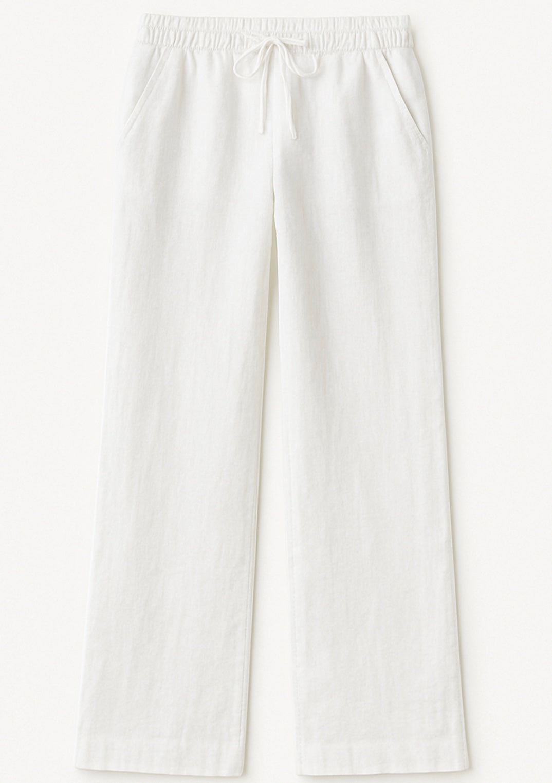 White linen pant