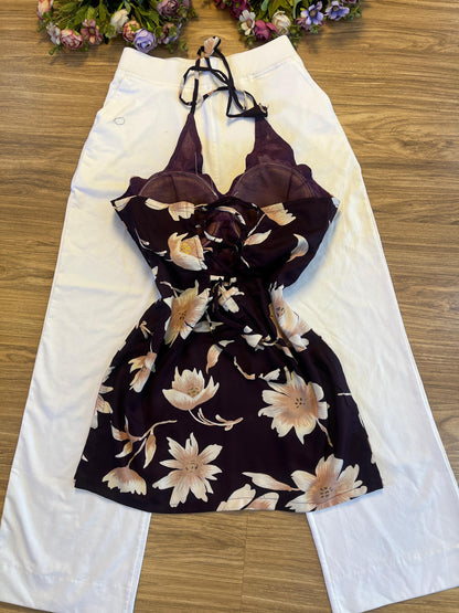 Short halter neck kurthi