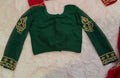 Green blouse