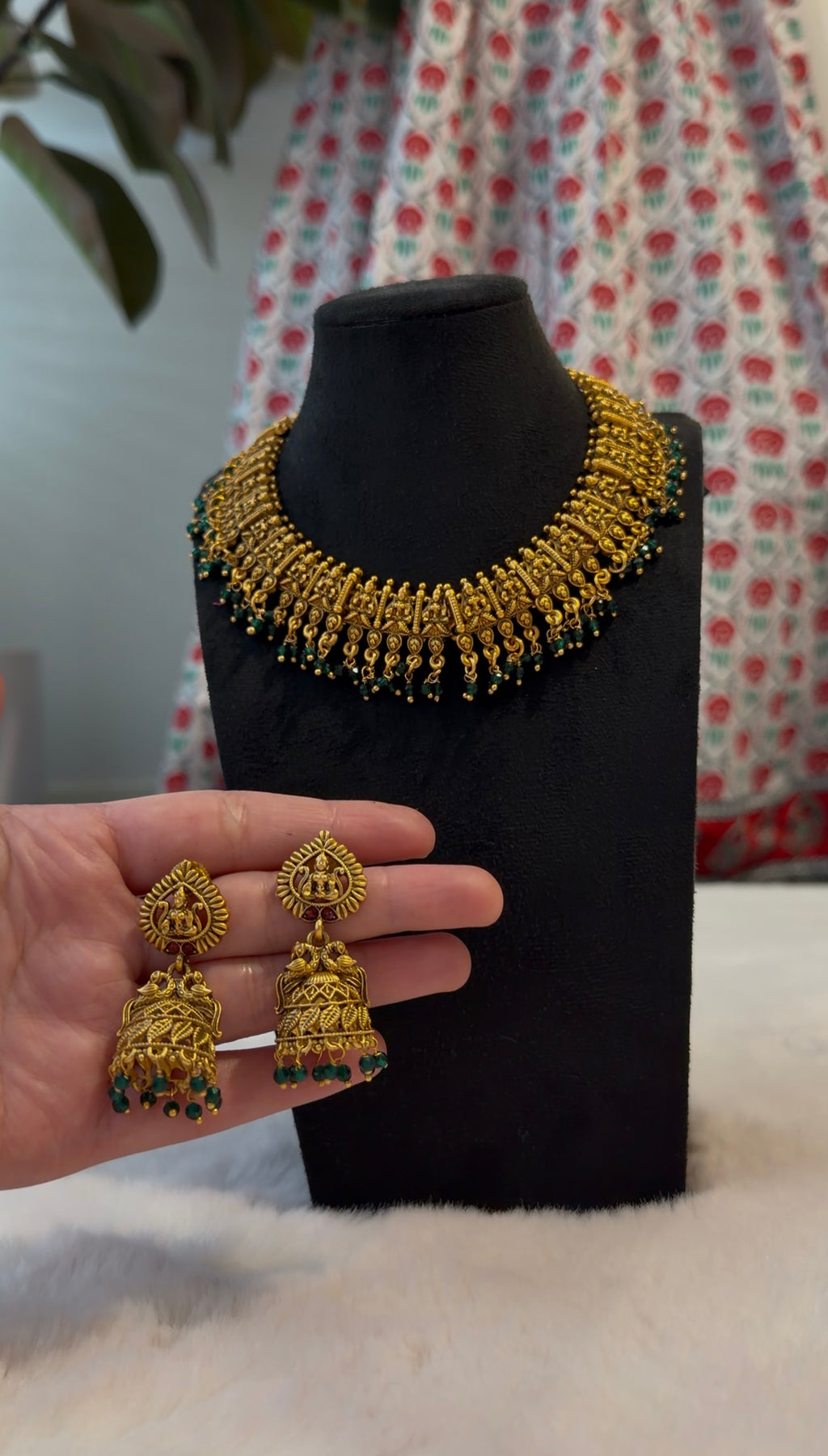 Brass temple jewellery