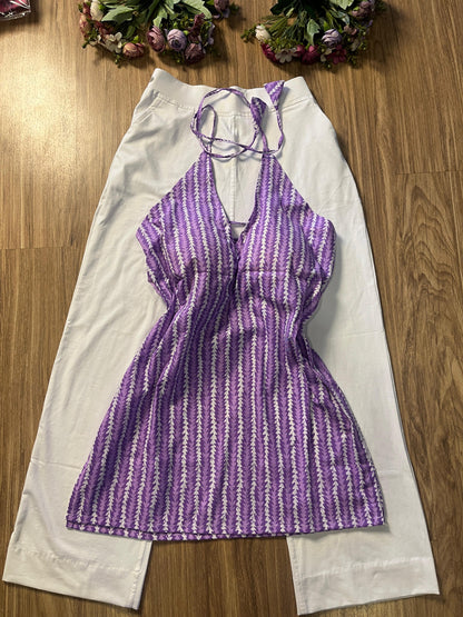 Short halter neck kurthi