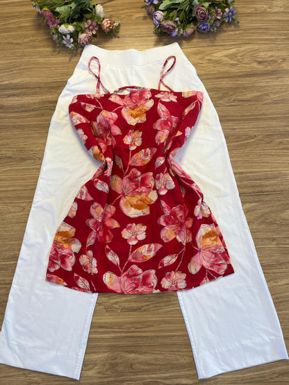 Short halter neck kurthi