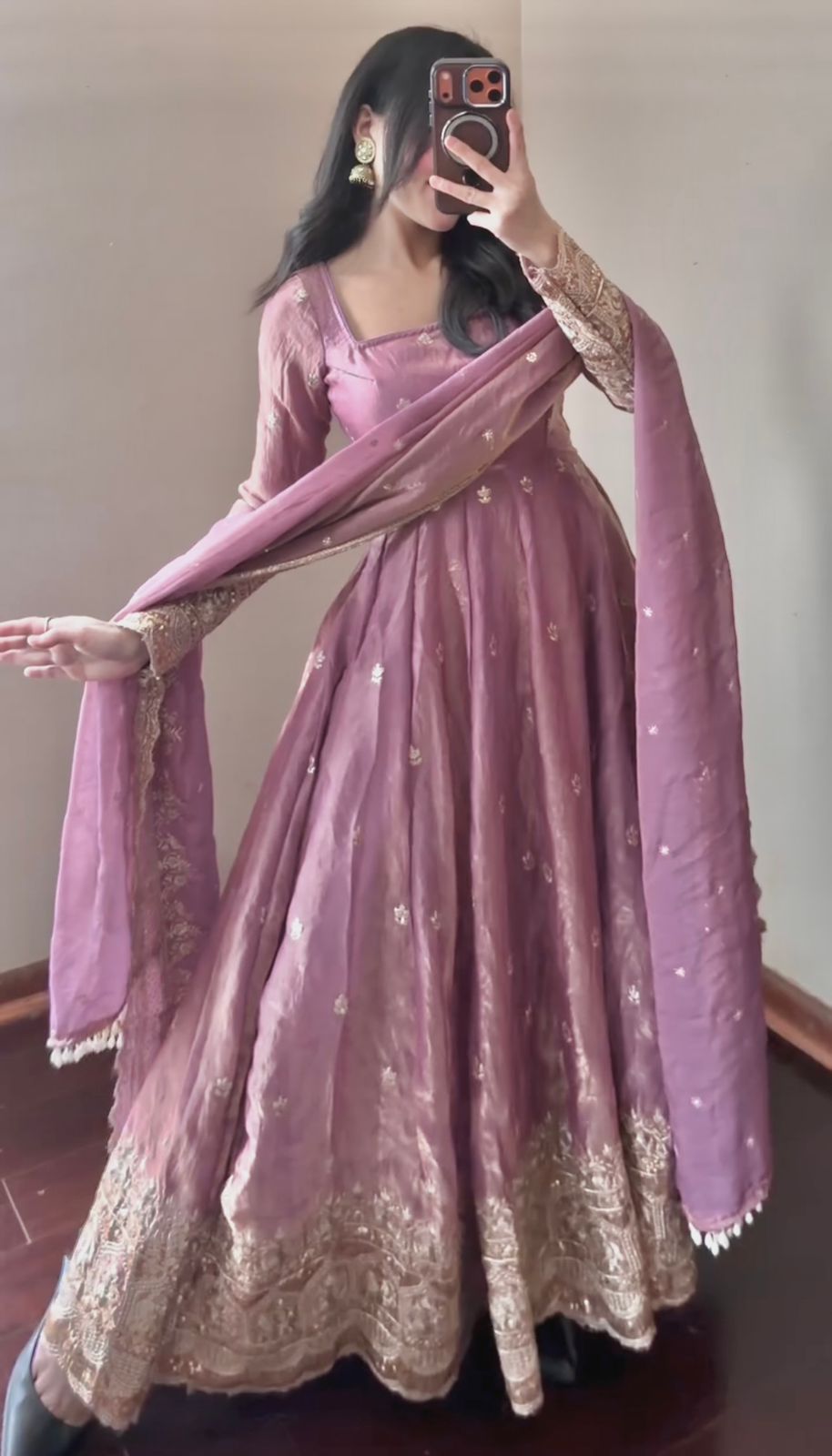 Anarkali kurtha set