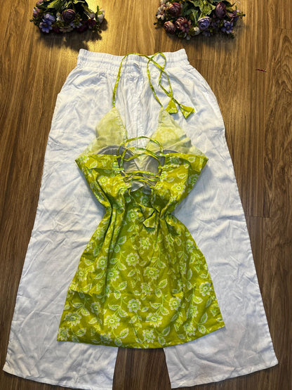 Short Halter neck kurthi