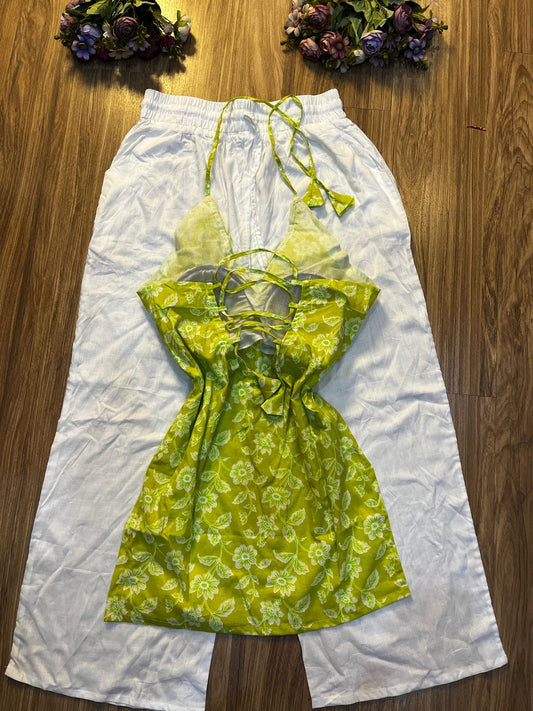 Short Halter neck kurthi