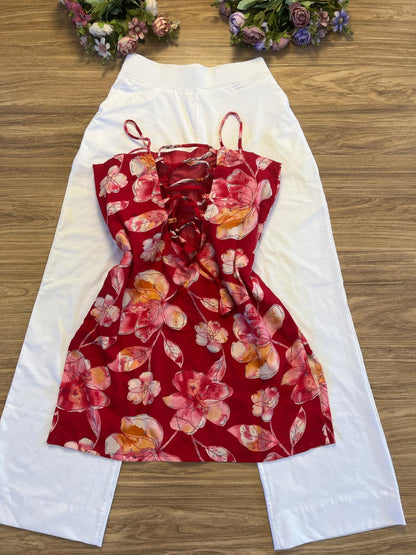 Short halter neck kurthi