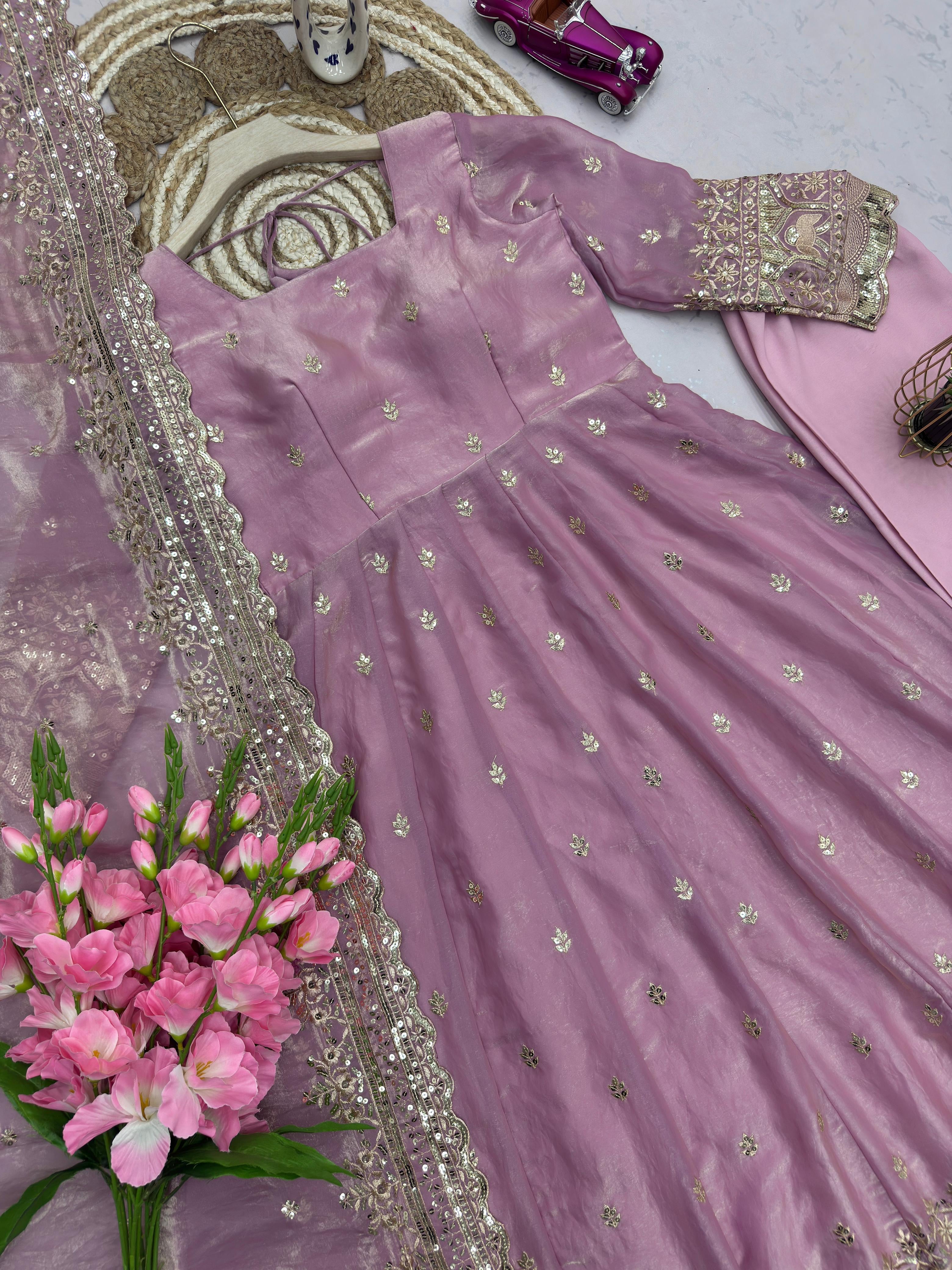 Anarkali kurtha set