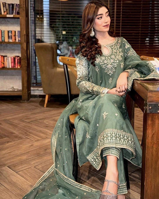 Pakistani party wear suit
