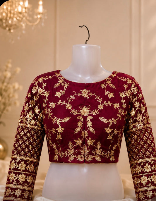 Velvet blouse