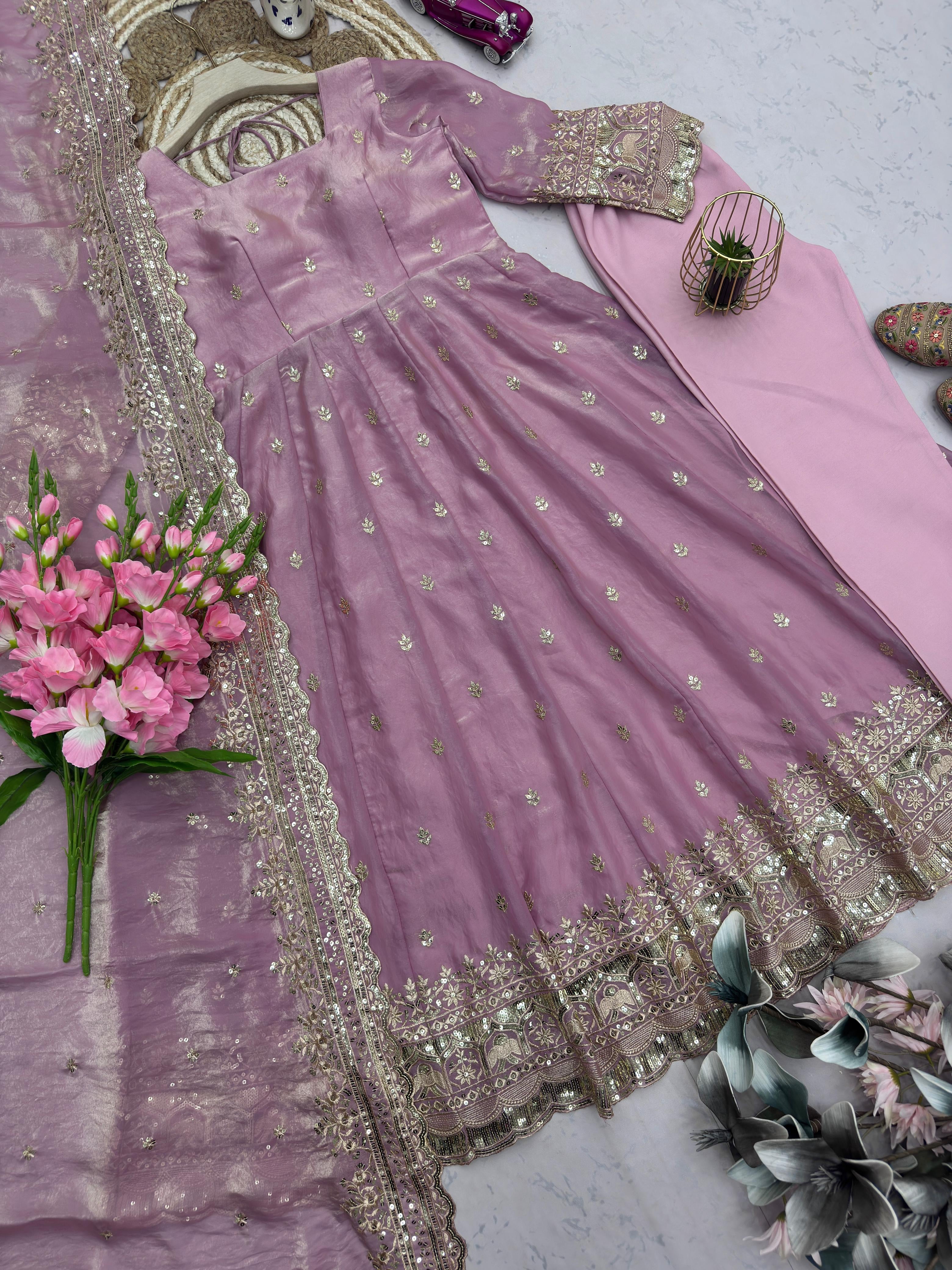 Anarkali kurtha set