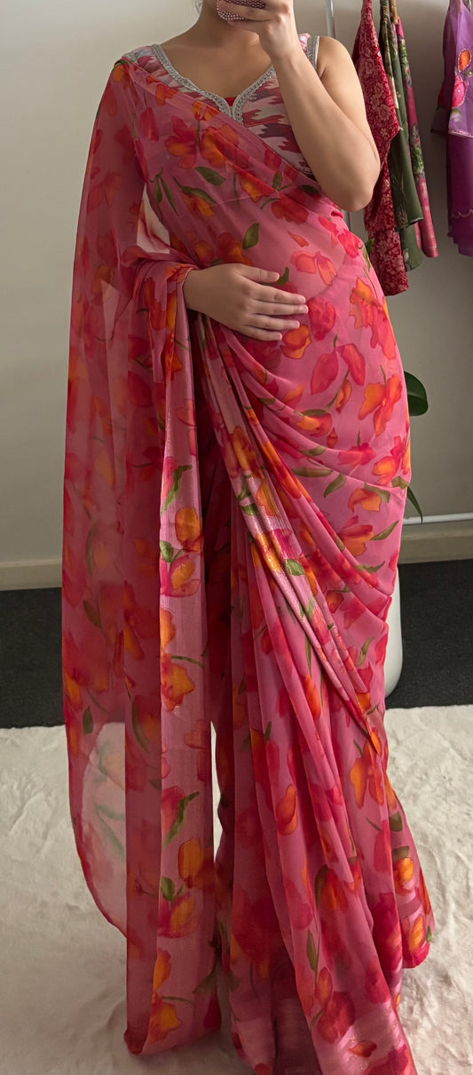 Japanese signature sari