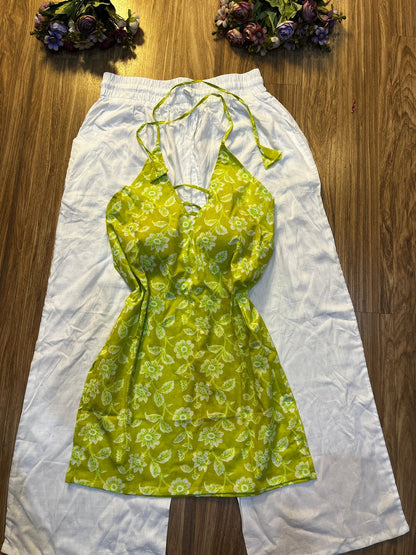 Short Halter neck kurthi