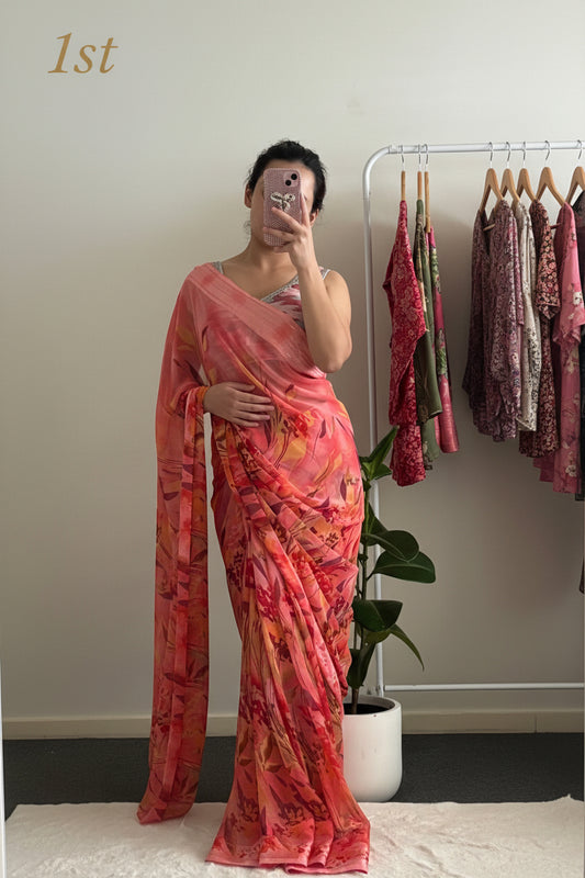 Japanese signature sari