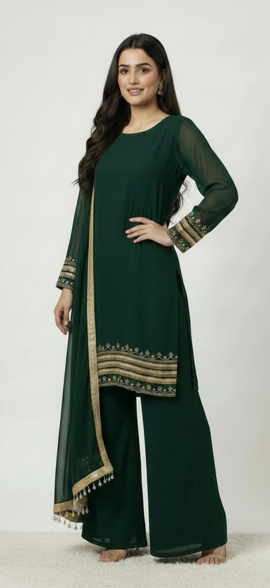 Shrawan special handwork kurtha set