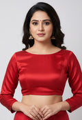 Moon neck blouse