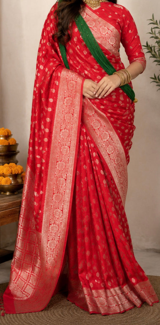 Premium dola silk saree