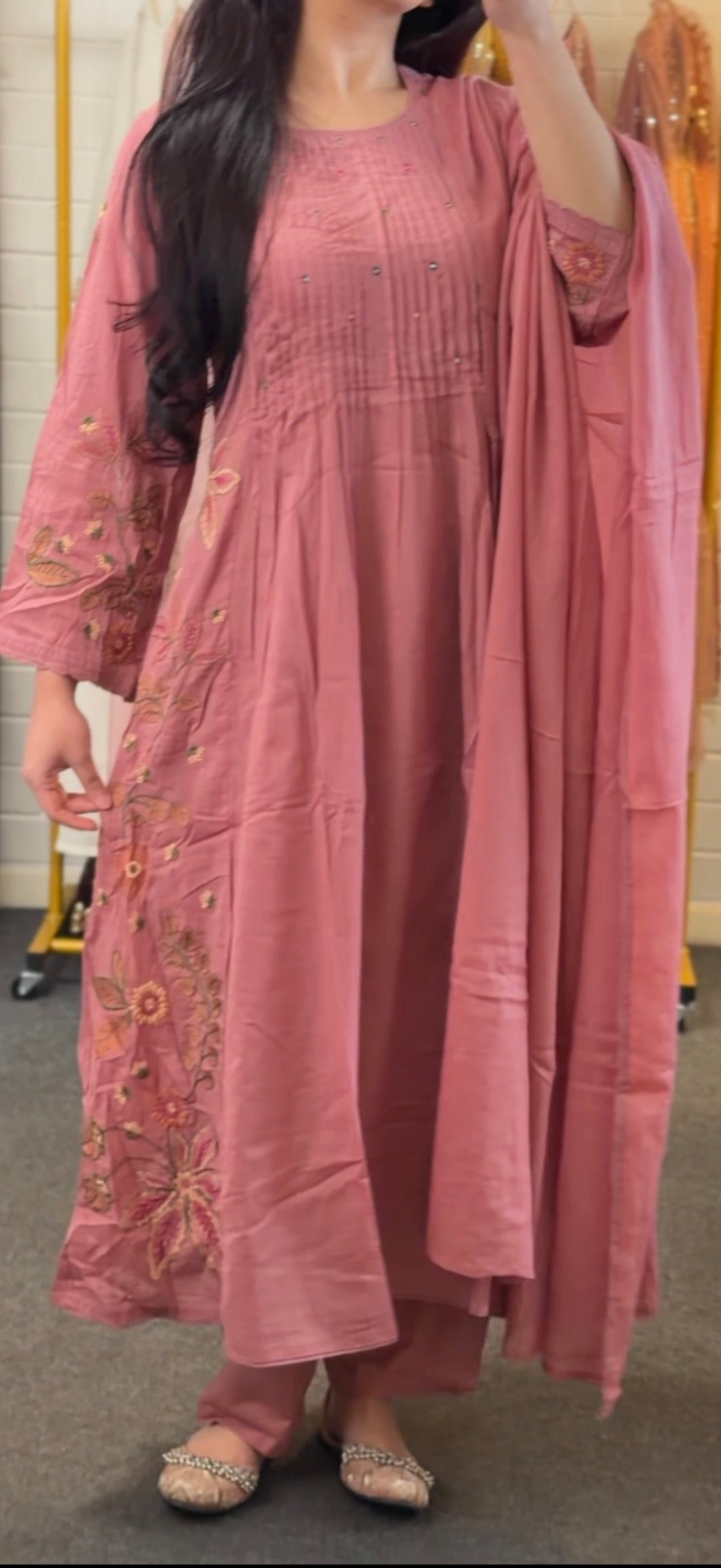 Pure malmal cotton kurtha set