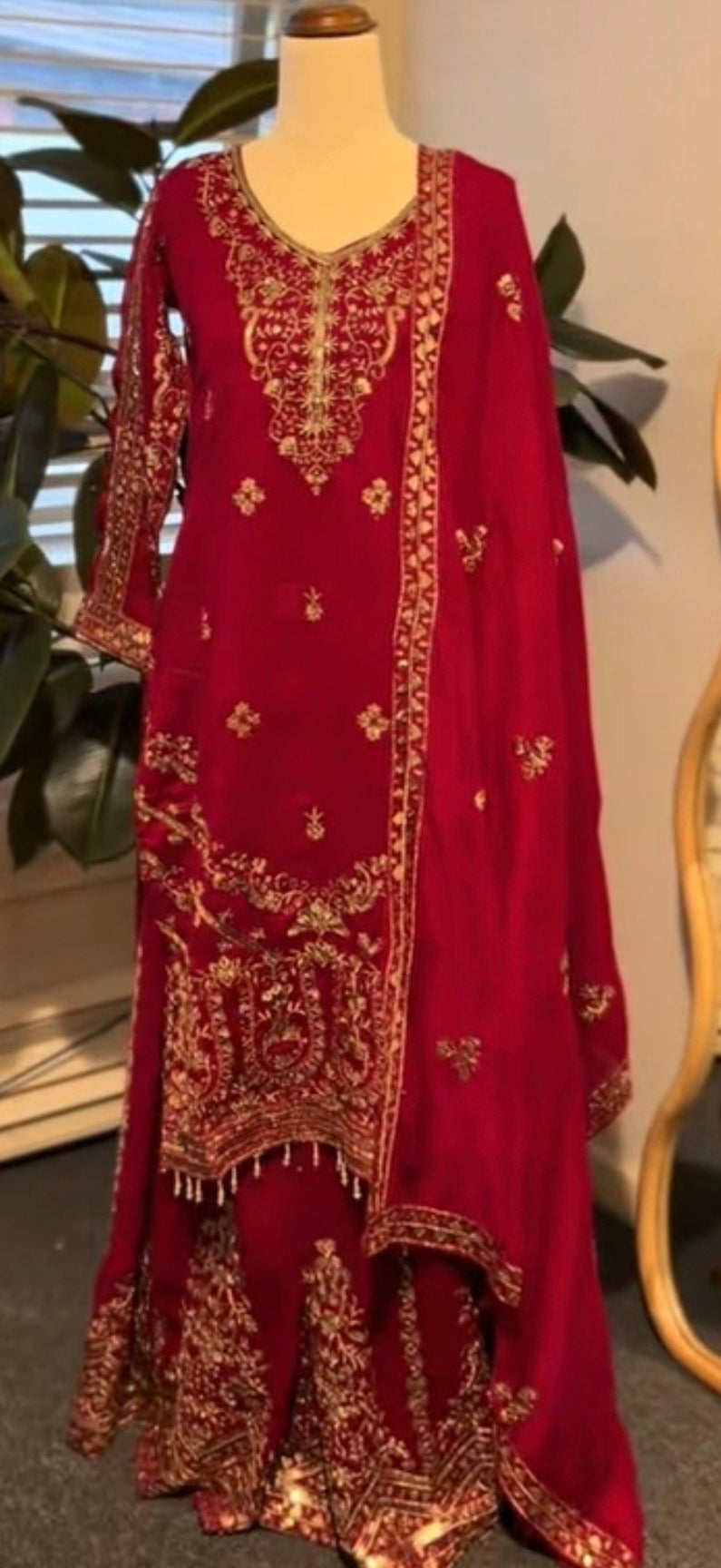Teej special kurtha set