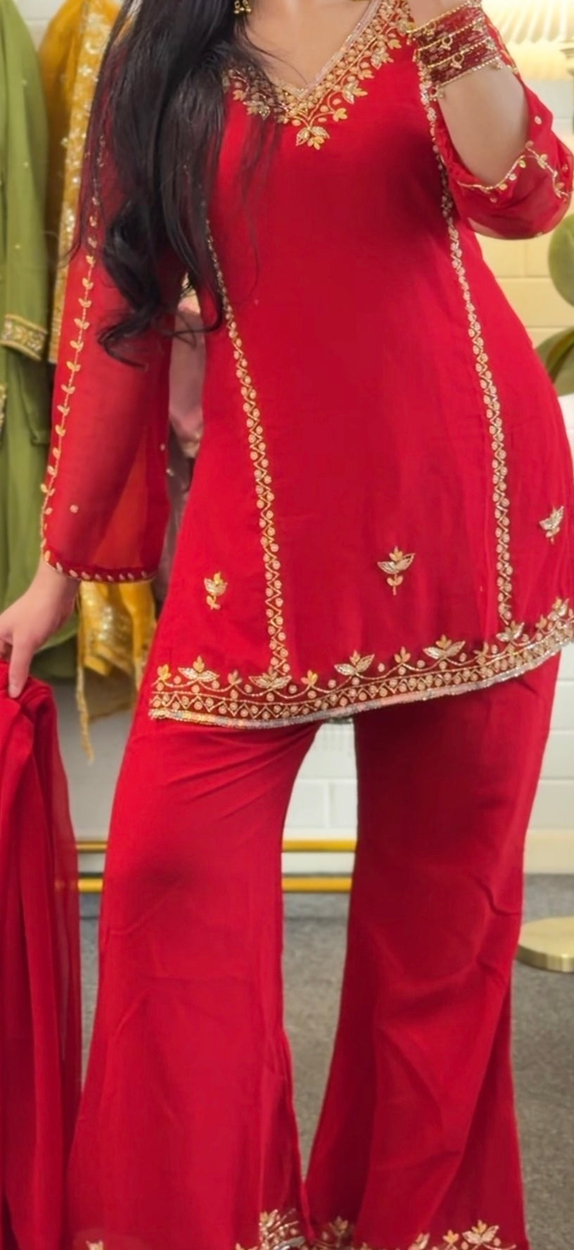 90s handwork kurtha