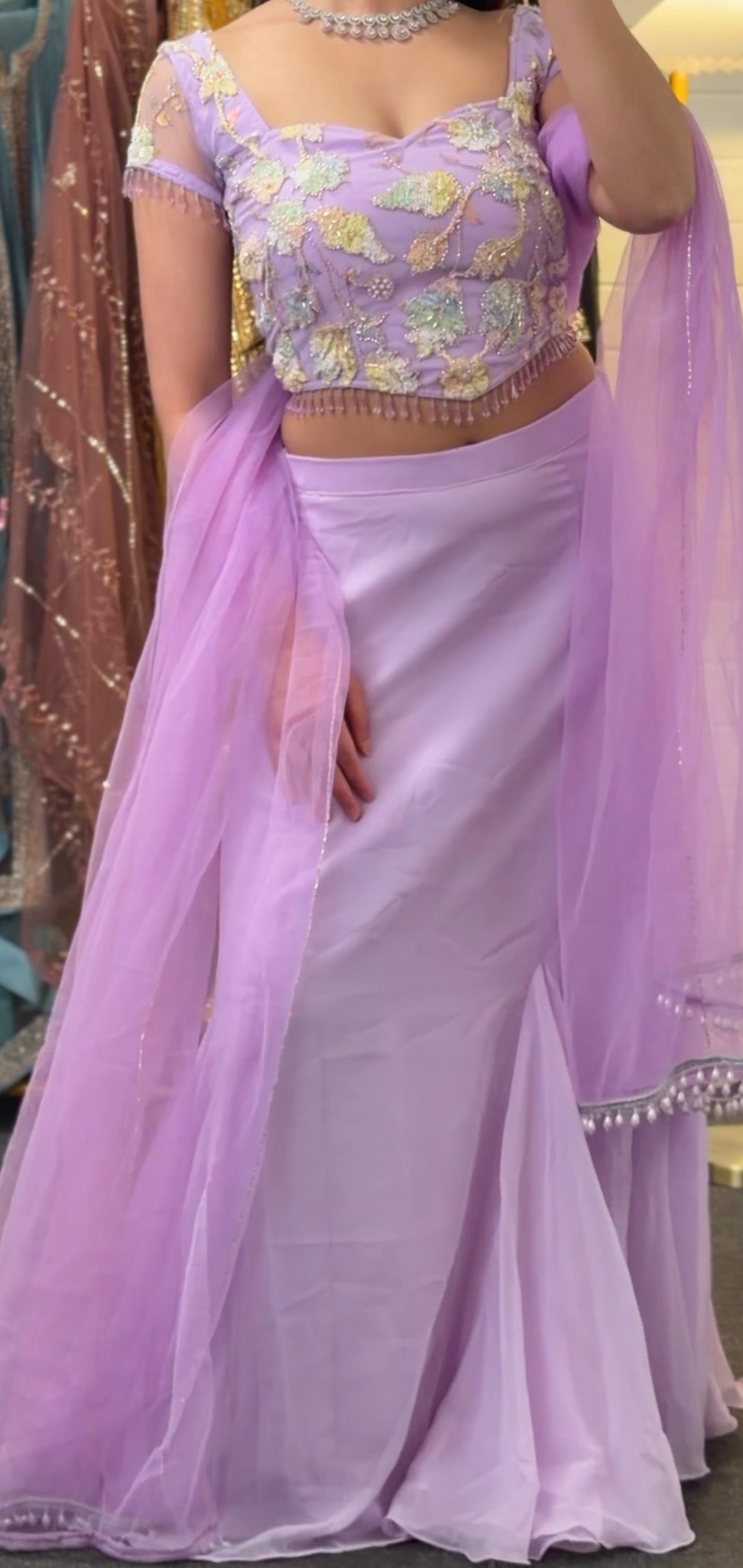 Mermaid lehenga set