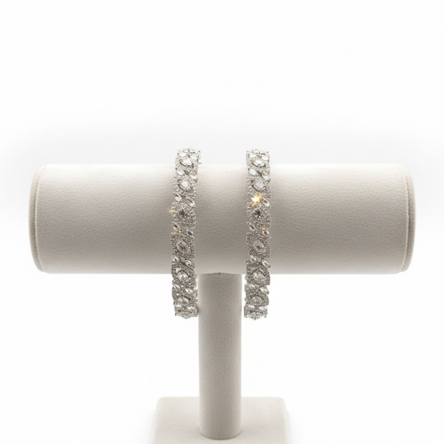 Crystal Bangles on Bangle Display Stand