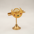 Gold Peacock Hair Clip Showcase